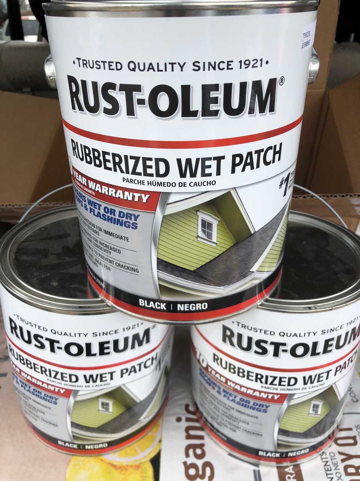 3X 0.9 GAL Rust-Oleum ® Rubberized Wet Patch