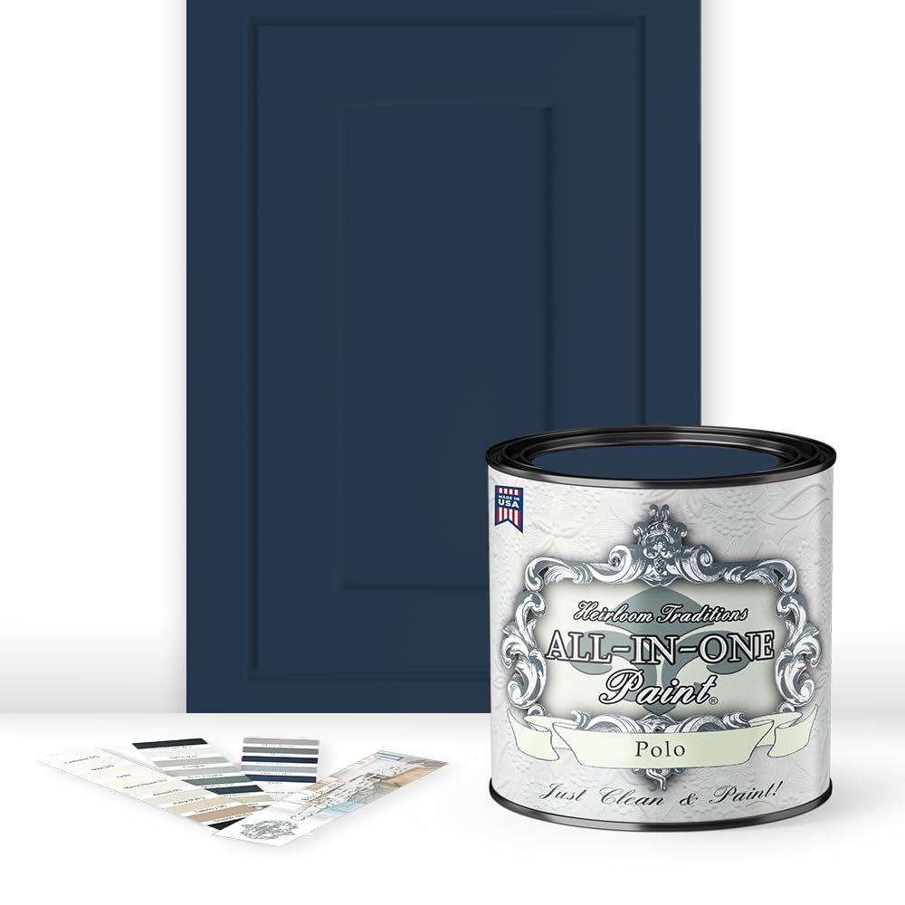 ALL-IN-ONE Paint by Heirloom Traditions, Polo (Dark Navy), Quart – Durable ca…