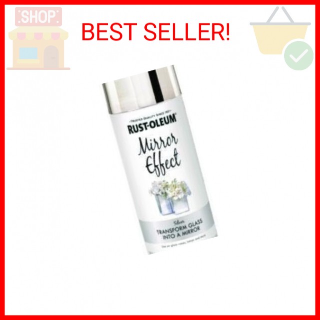 Rust-Oleum 301494 Specialty Mirror Spray, 6 oz, Silver