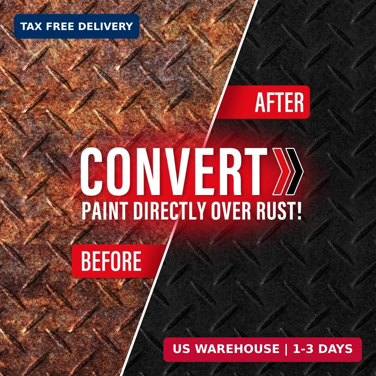 2 in 1 Rust Converter & Metal Primer, 35 oz Black Rust Reformer Paint for Metal,