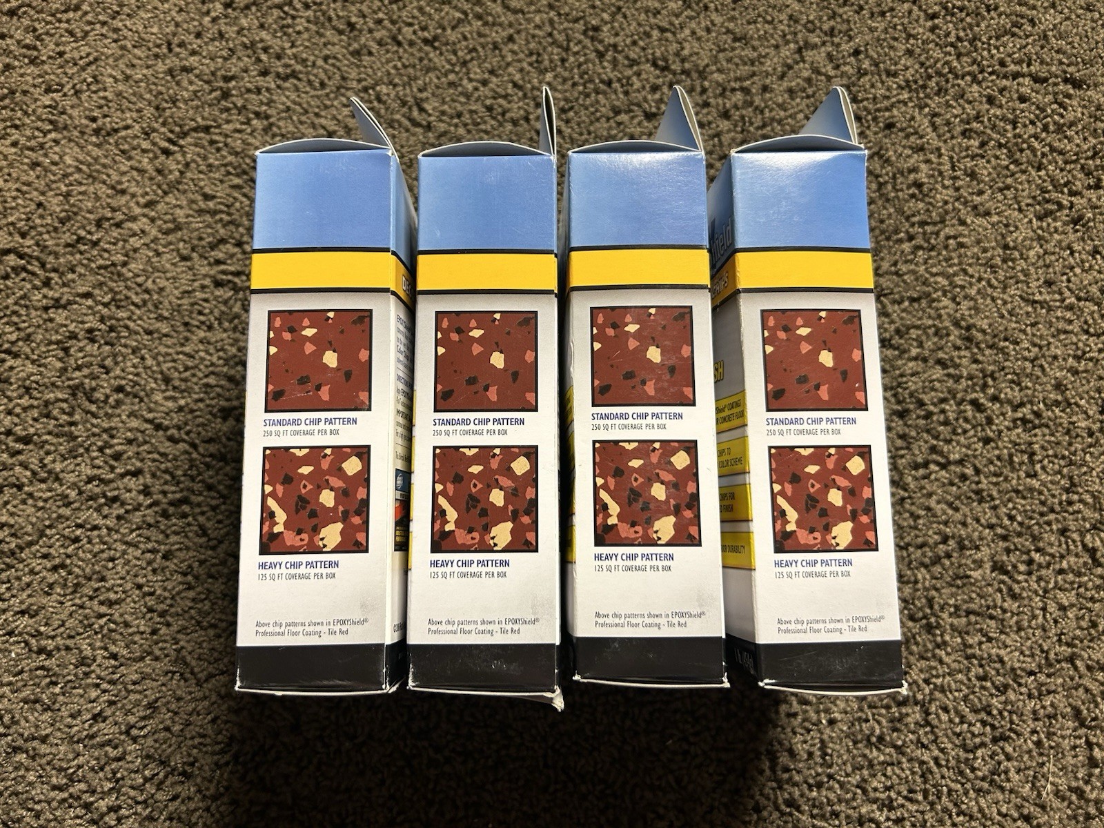 RustOleum Epoxy Shield Decorative Color Chips Brick Red Blend 4 Lbs – 1000 sq ft