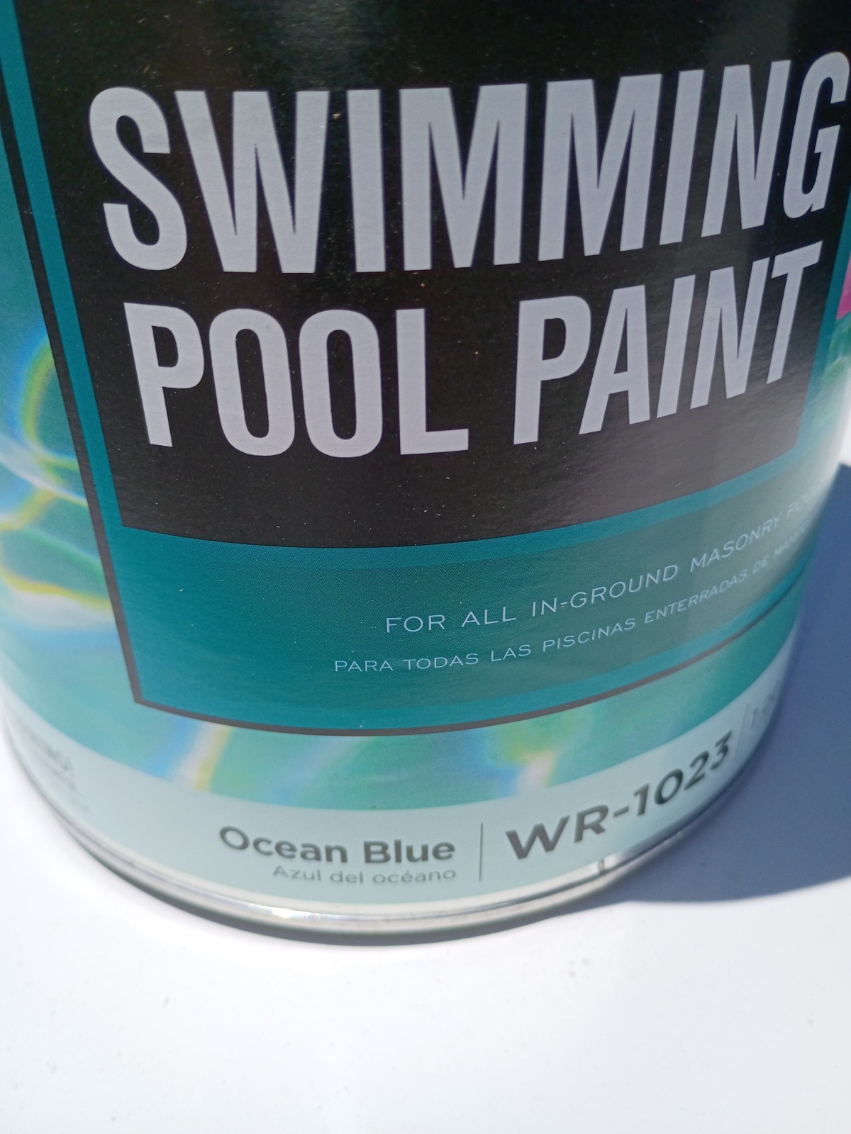 INSL-X Waterborne Swimming Pool Paint Semi-Gloss Ocean Blue WR-1023