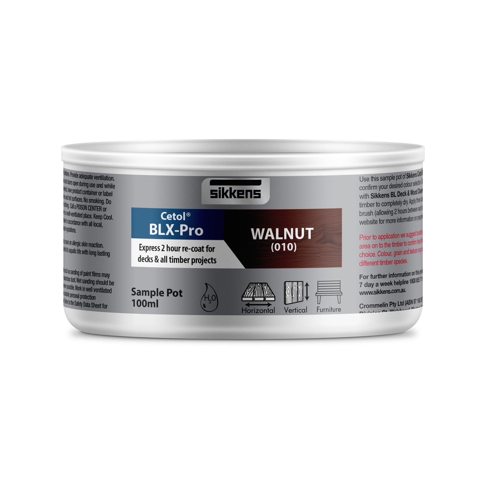 Sikkens 100ml Walnut Cetol BLX-Pro Timber Stain – 100ml