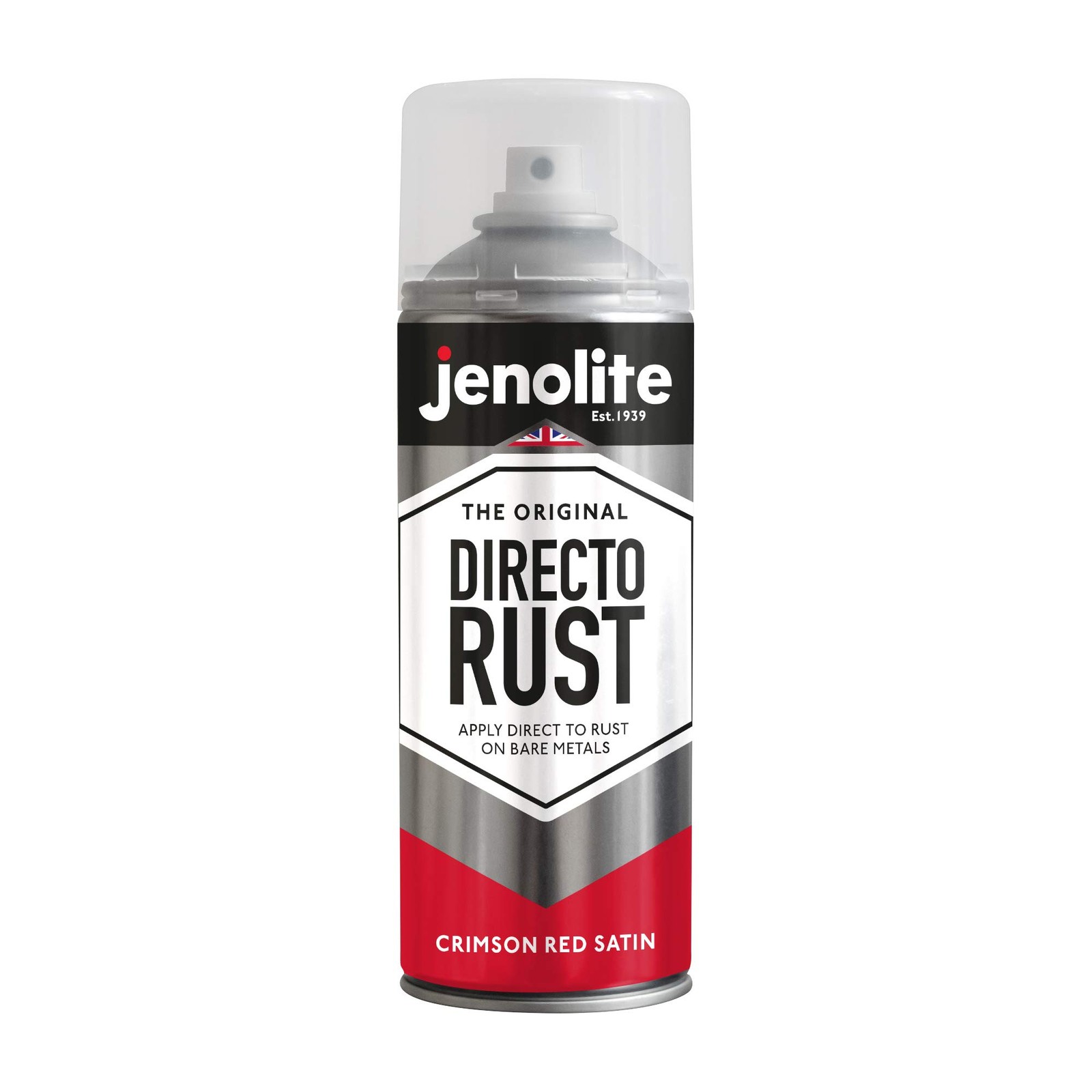 Directorust Satin Spray Paint | CRIMSON RED | 400ml 13.52fl oz | SemiGloss Sp…