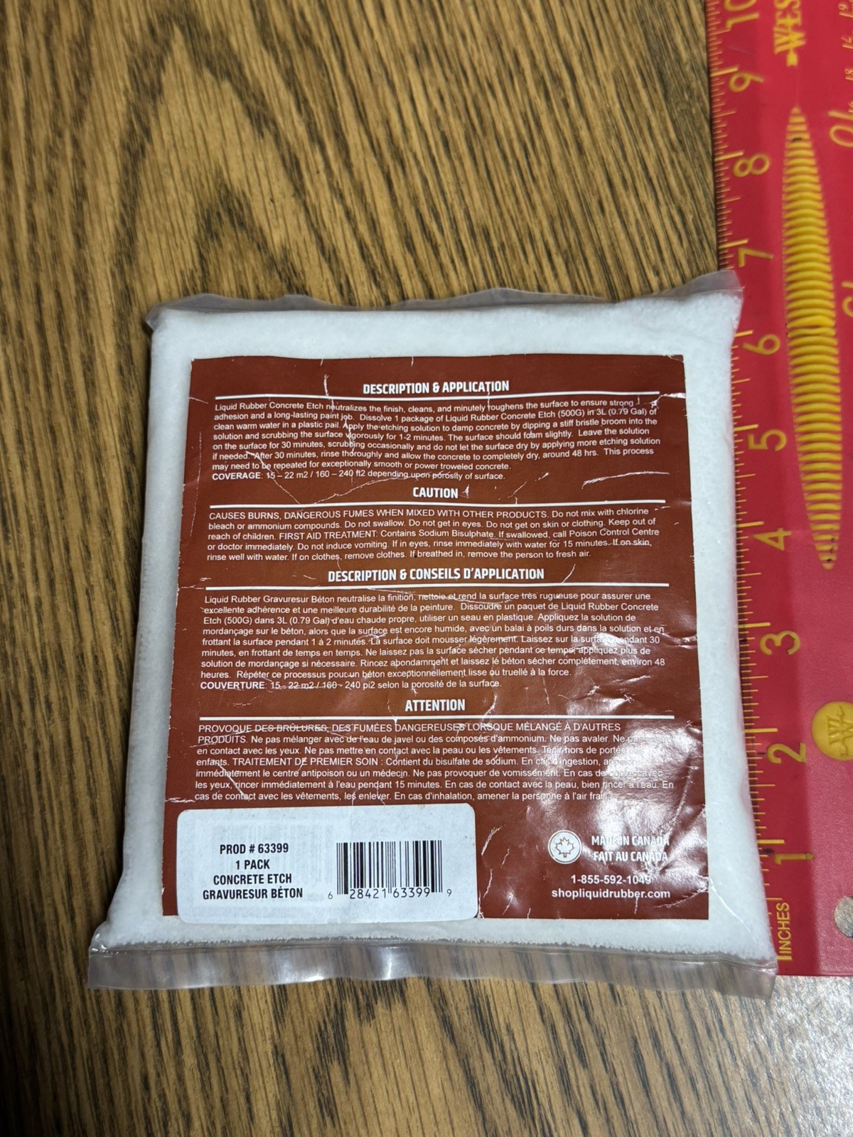 Concrete Etch Powder – Paint Prepper, Brick, Stone, Concrete, Masonry Cleaner