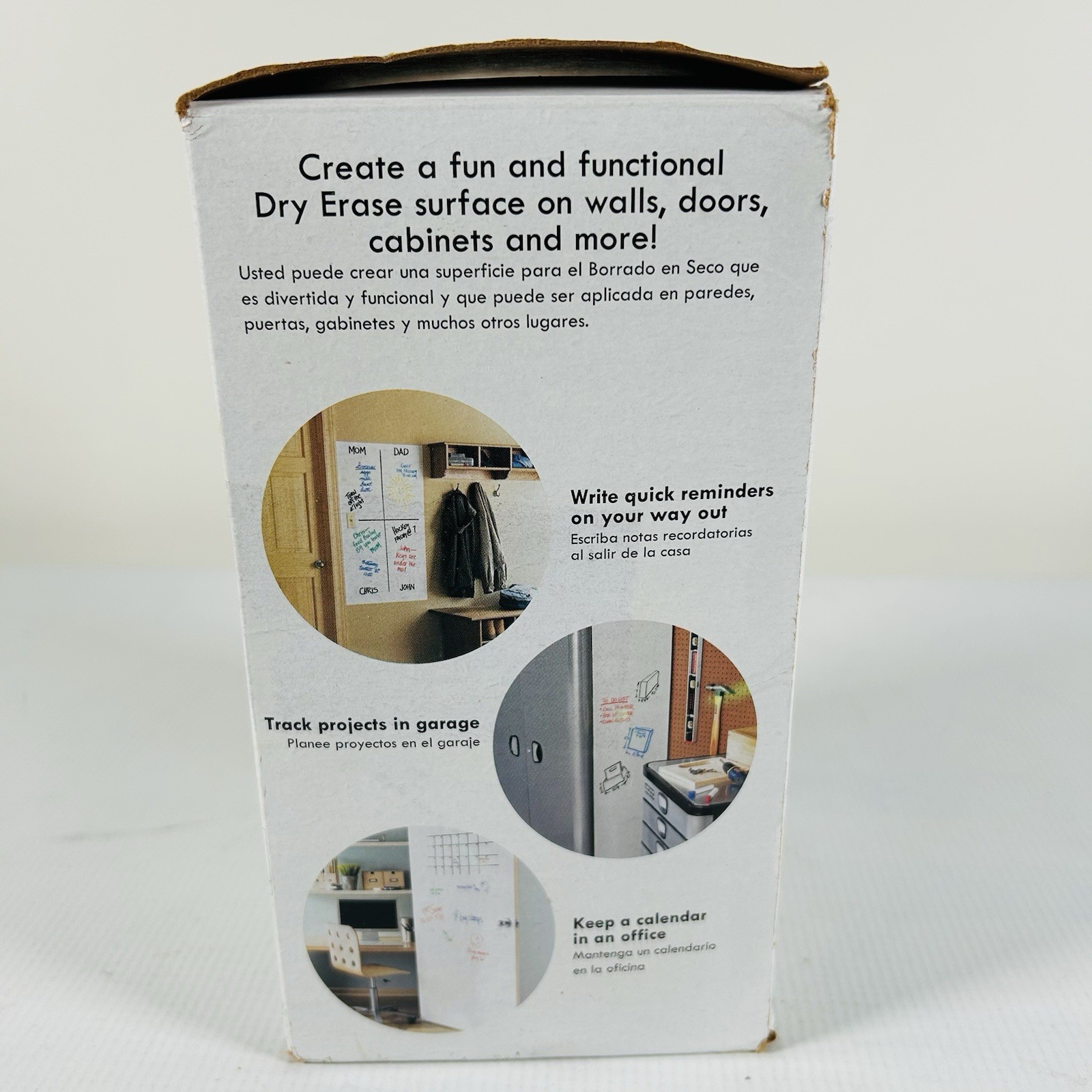 Rust-Oleum Dry Erase Kit Writeable Erasable Finish Walls Doors More 16 FL Oz NIB