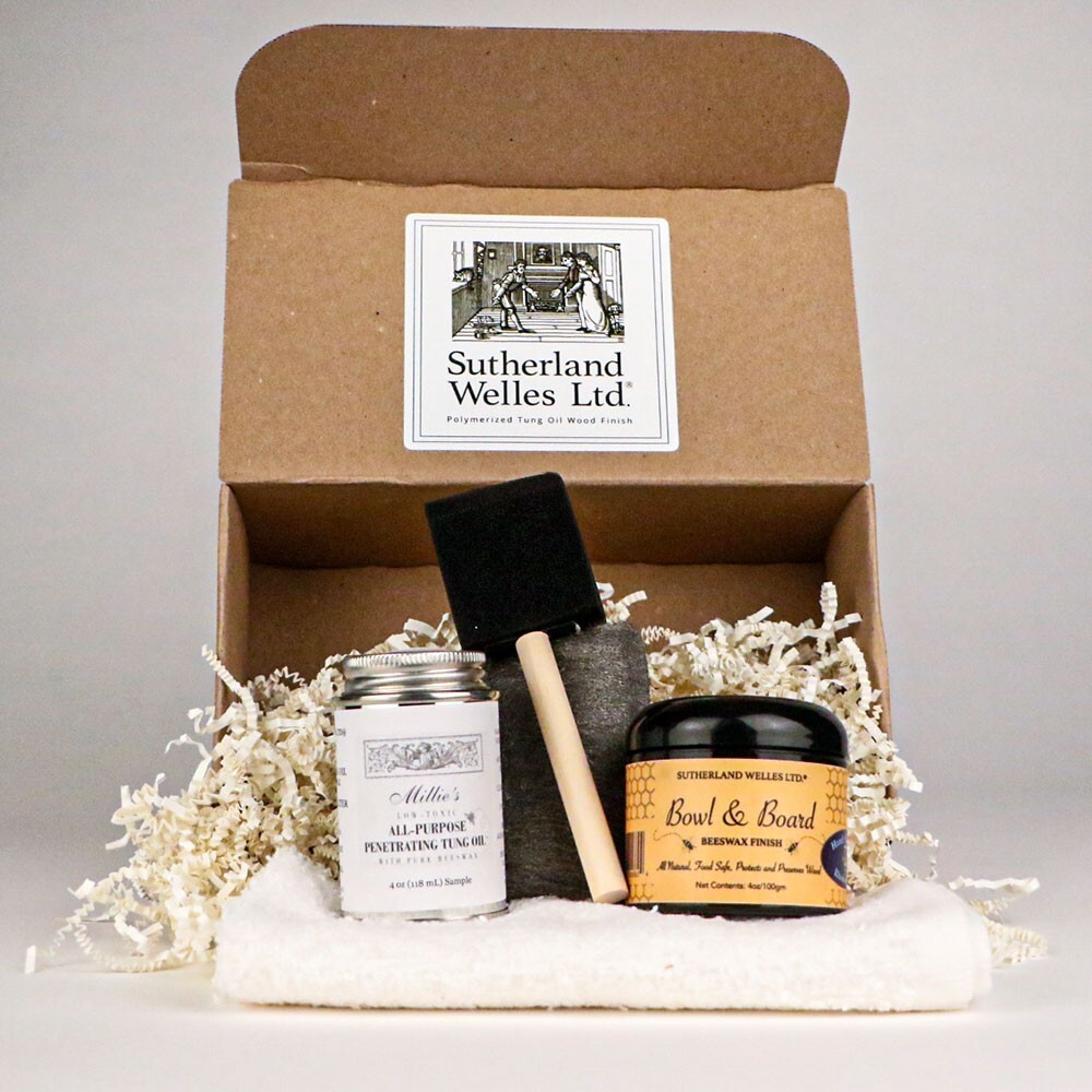 Sutherland Welles Ltd. Cutting Board Finishing & Maintenance Kit