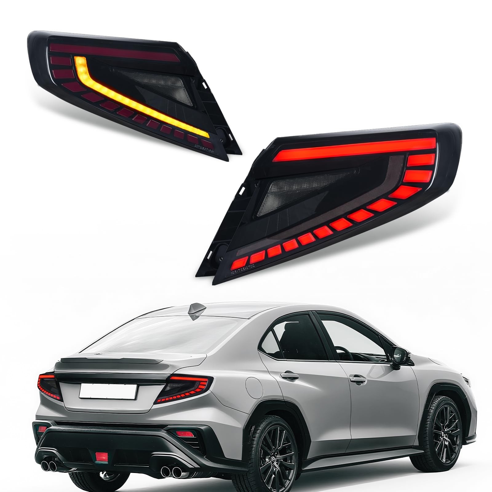 Archaic Tail Lights Assembly Compatible with 2022-2025 Subaru WRX VB Base/Pre…