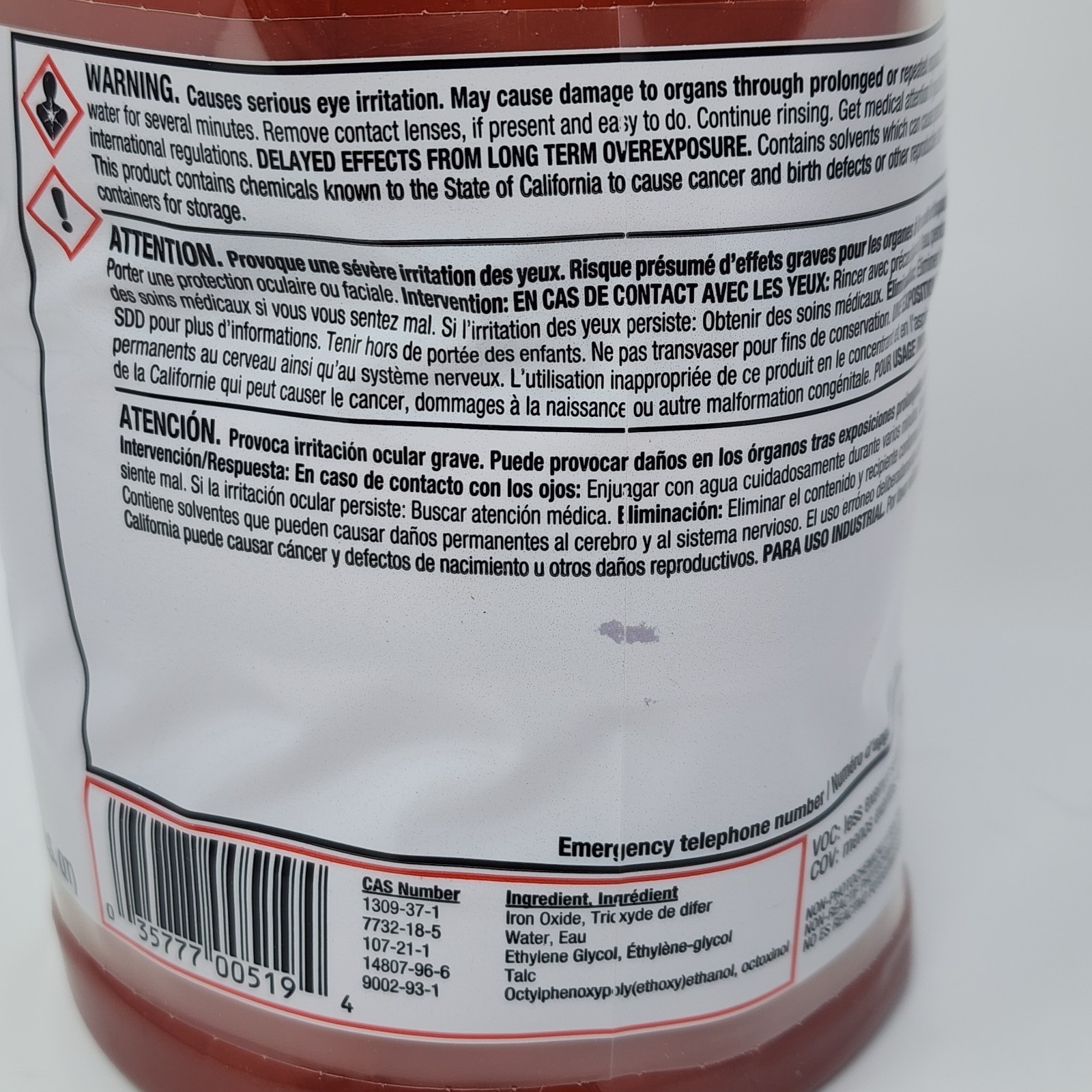 Accurate Charisma Colorants RED OXIDE Tint Toner F 1D1040787 32 fl oz (6 Pack)