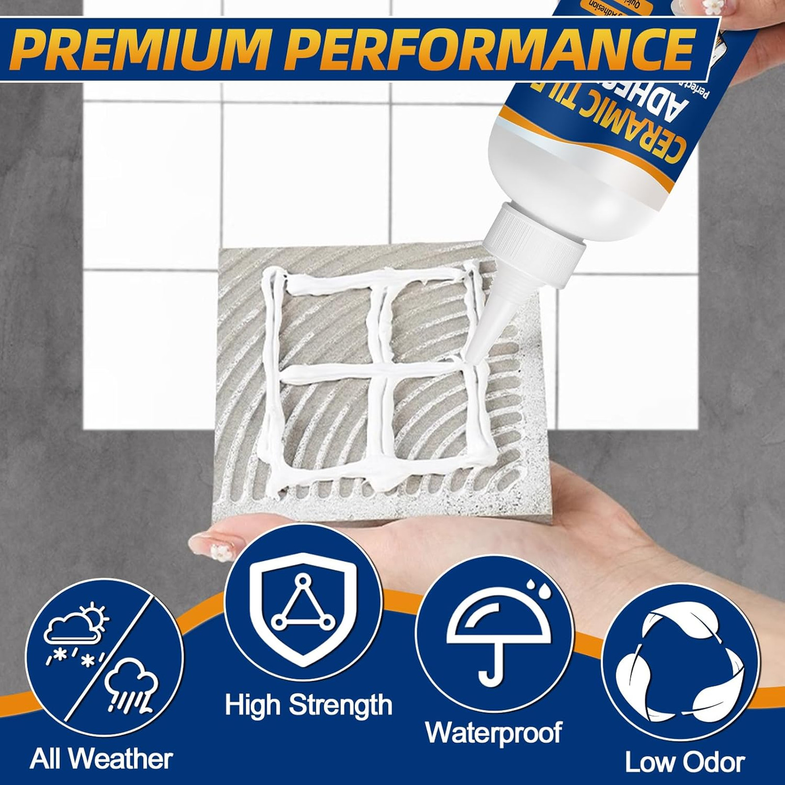 Heavy Duty Construction Adhesive Waterproof Tile Glue Cement Bond for Tile