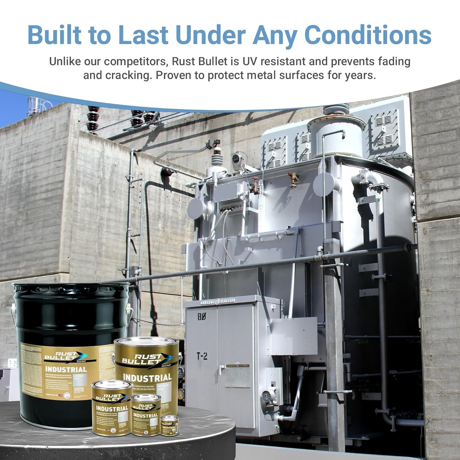 Rust Bullet Industrial – Rust Inhibitor Paint, Industrial Strength Protective