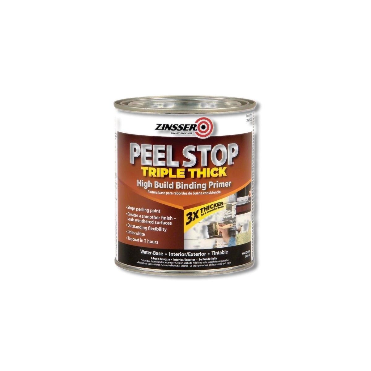 Zinsser Peel Stop White Smooth Water-Based Acrylic High Build 1 qt 260925