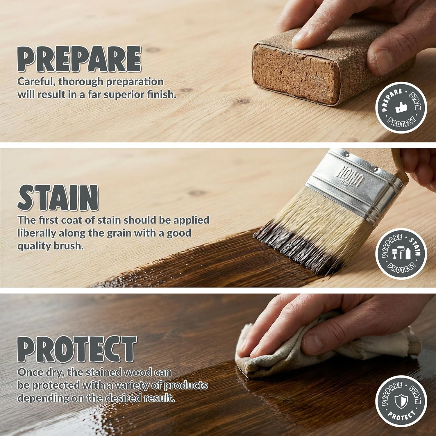 Eco-Friendly Wood Stain – 8.5oz English Oak, Ideal for Crafting Indoor Furniture