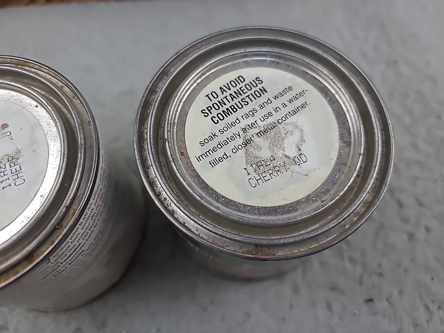 2x ZAR Wood Stain 116 Cherry 1/2 Pint