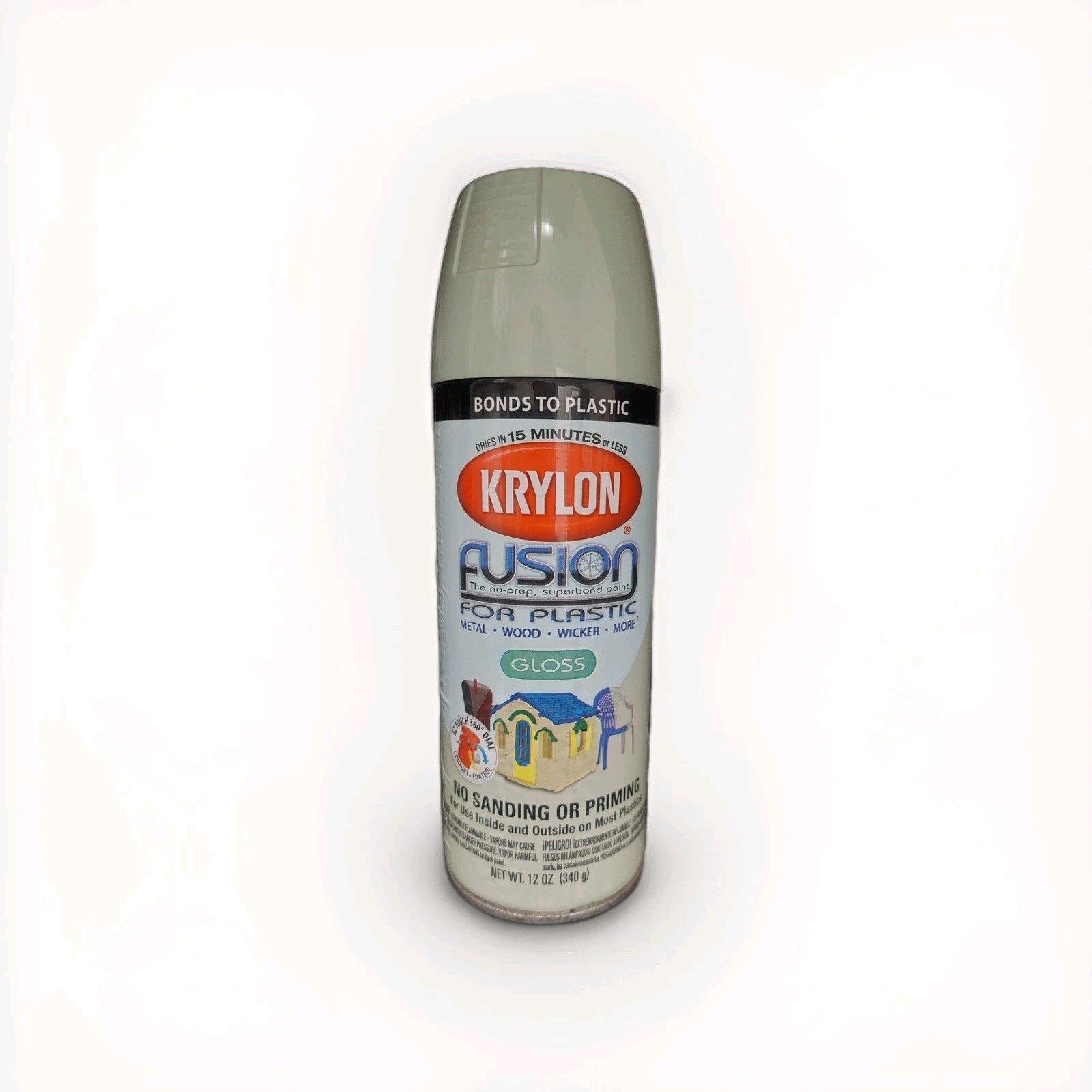 Krylon Fusion Honeydew For Plastic Aerosol Spray Paint 12 oz