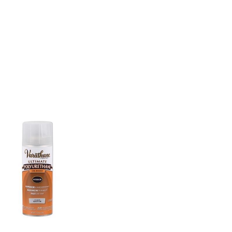 Varathane Ultimate Satin Clear Oil-Based Polyurethane 11.25 oz (Pack of 6)