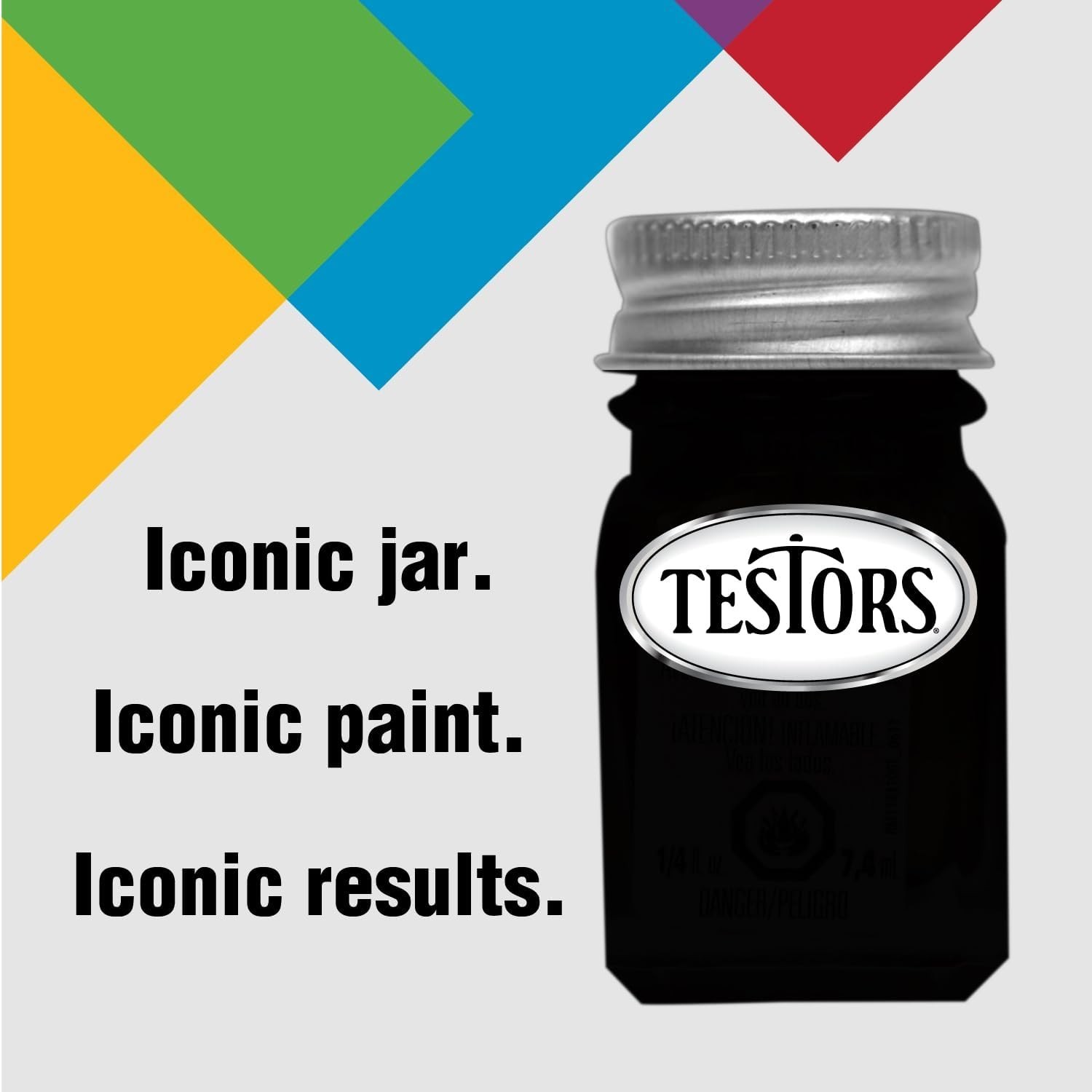 0.25 Oz Flat Black Enamel Paint – Fast-Drying for Creative Projects