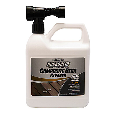 Rust-Oleum 350552 RockSolid Composite Deck Cleaner, Hose-Mount, 56-oz. –