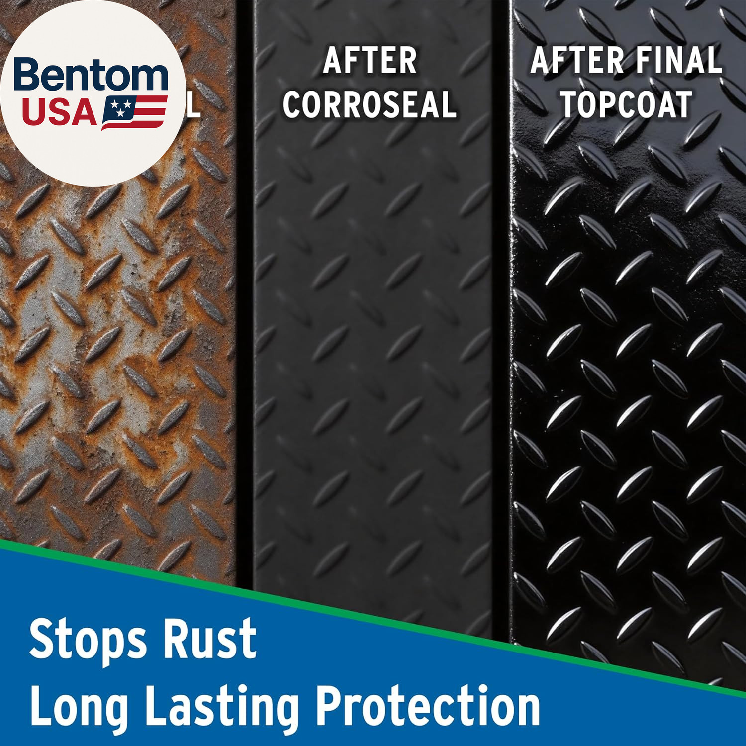 Rust Converter & Metal Primer – Stops & Prevents Corrosion on Metal, Pro-Grade R
