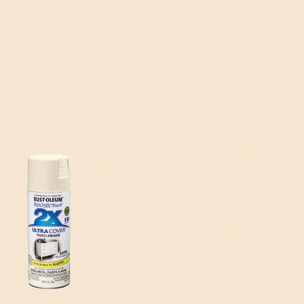 (6)- Heirloom White RustOleum Painter´s Touch 2X Ultra Cover Spray Paint 249076