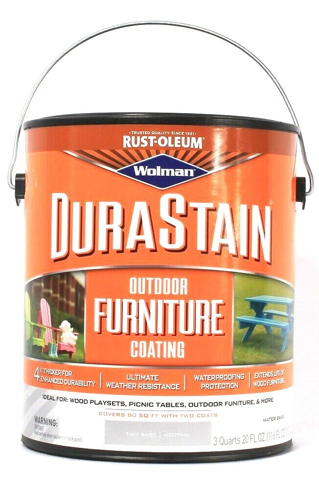 Rust-Oleum Wolman 116 Oz Dura Stain Tint Base Neutral Outdoor Furniture Coating