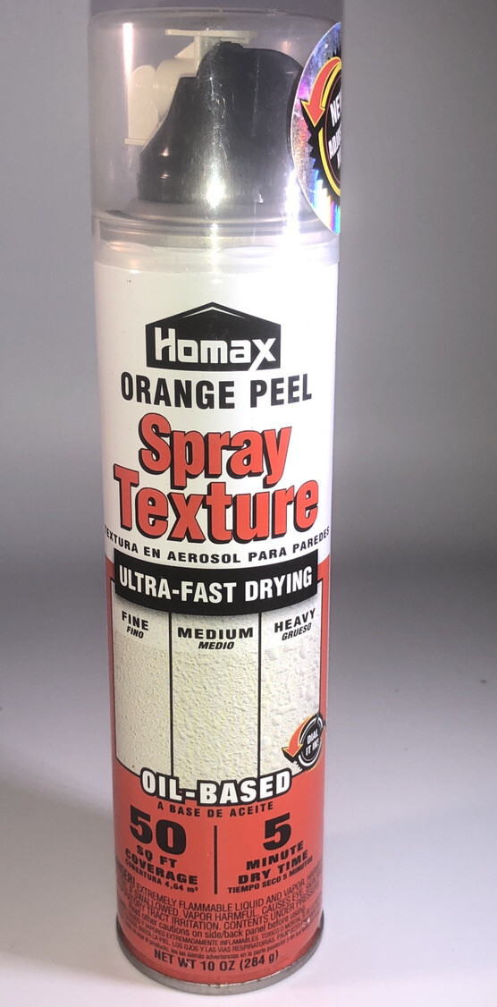 Homax 4050 Wall Textured Spray Patch,White, Orange Peel,10 Oz.-SHIP SAME BUS DAY