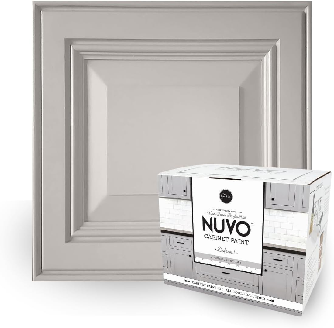 Effortless Cabinet Transformation with Nuvo Driftwood Paint Kit – Safe & Stylish