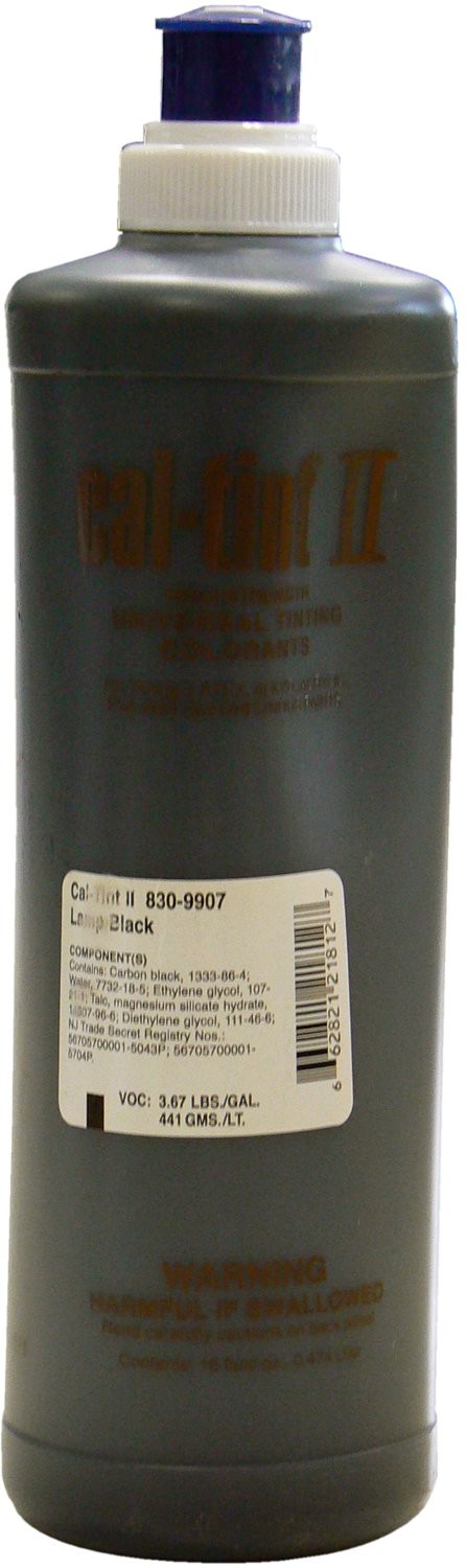830-9907 Cal-Tint II 16-Ounce Colorants, Lamp Black