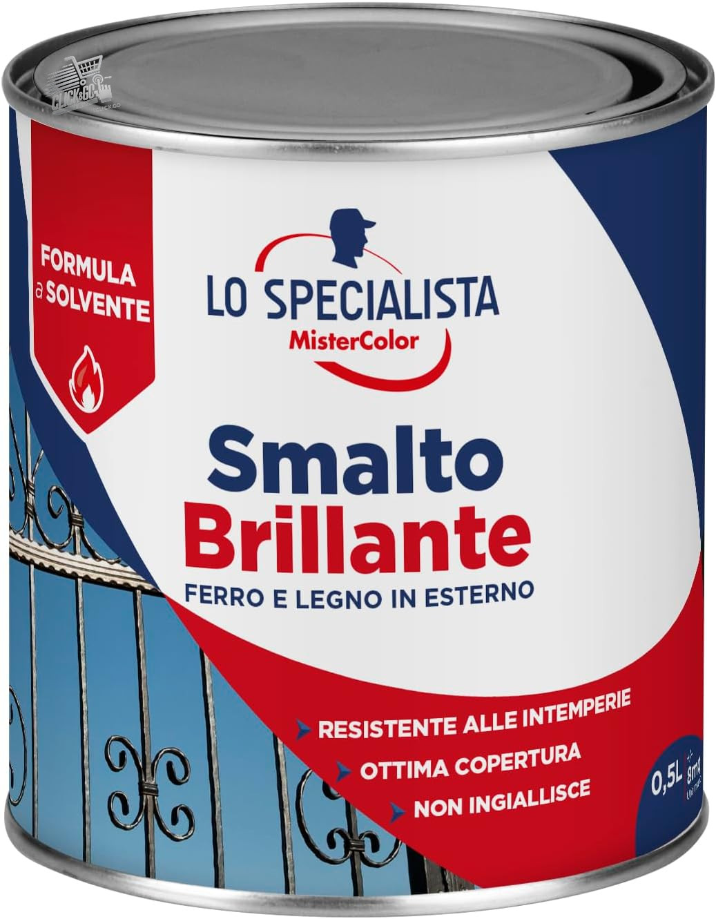 GLOSSY SOLVENT ENAMEL, 0.5L, GREY PEARL