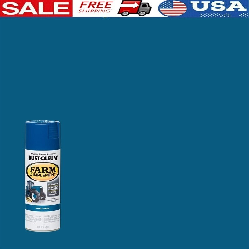 Durable Gloss Spray Paint Farm Implement Equipment Rust Prevention 12oz 6 Pack