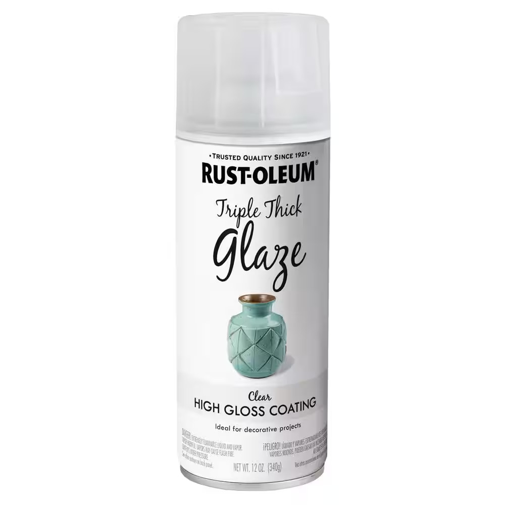 12 Oz. Gloss Clear Triple Thick Glaze Spray Paint