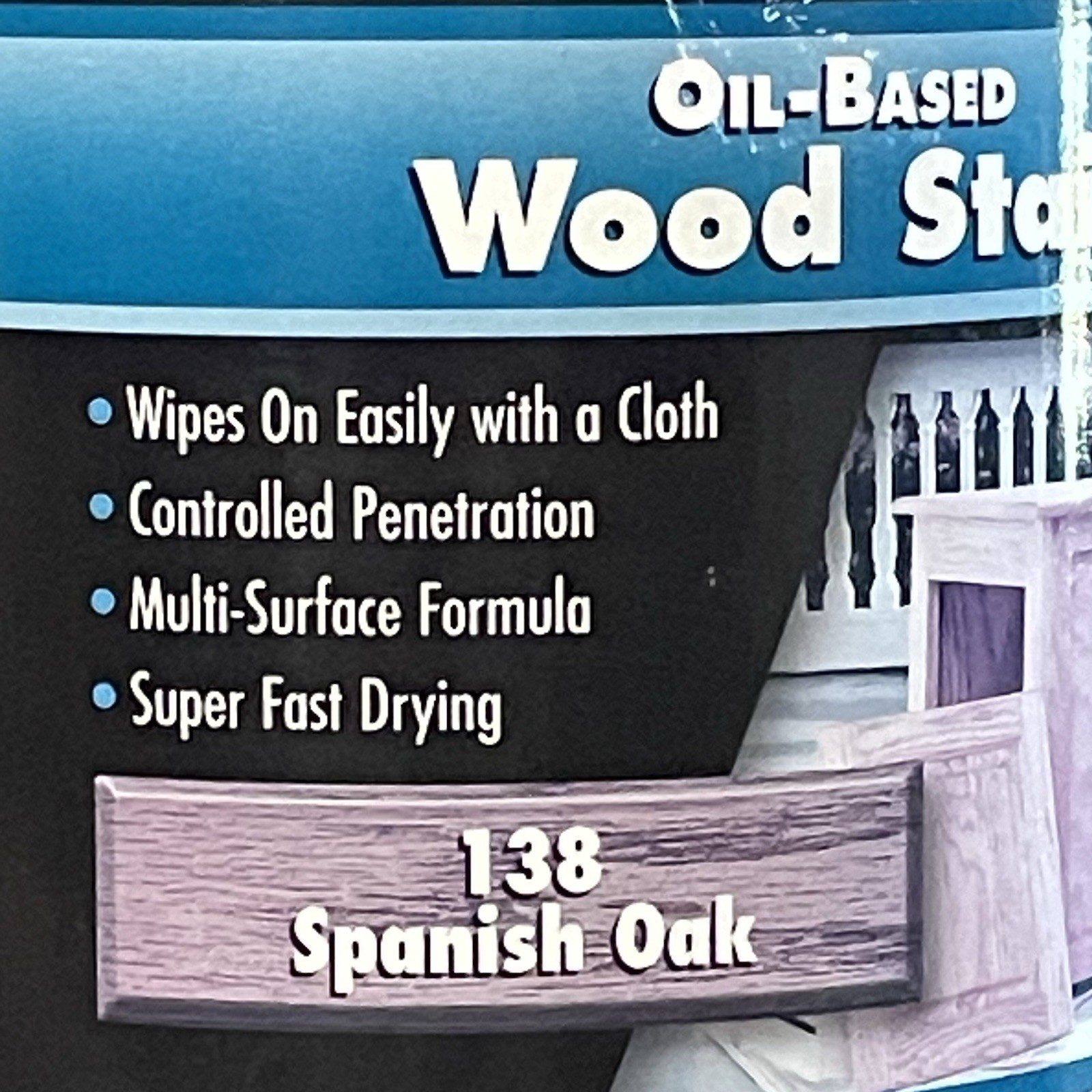 ZAR Oil-Based Interior Wood Stain 138 Spanish Oak Quart Qt