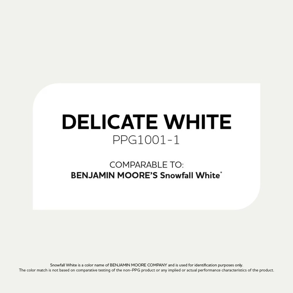 Fundamentals Delicate White Eggshell Interior Paint, 1 Gallon