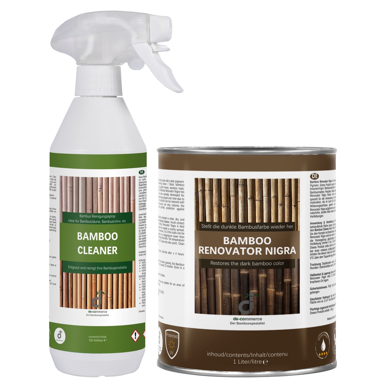 CLEANER+RENOVATOR Bamboo Fence Maintenance Set