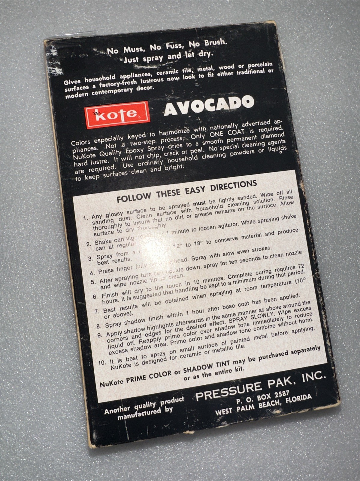 Avocado Appliance Refinish Spray Epoxy Spray MCM 2 Tone Kit NIB 15 Oz Color USA