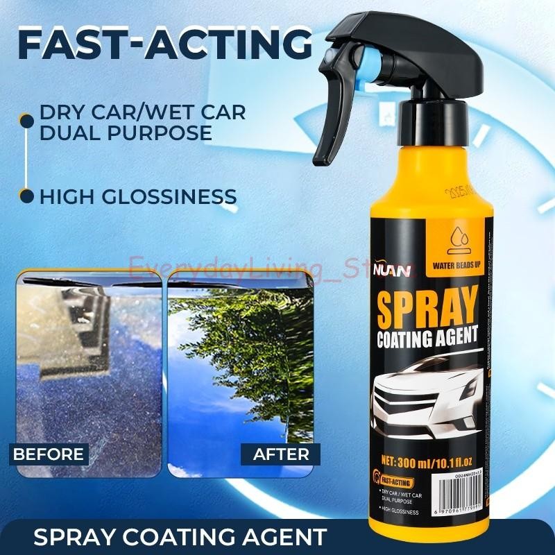 300ML Set Nuan Car Coating Spray |Protection Quick Car Wax Polish Fast Shipping