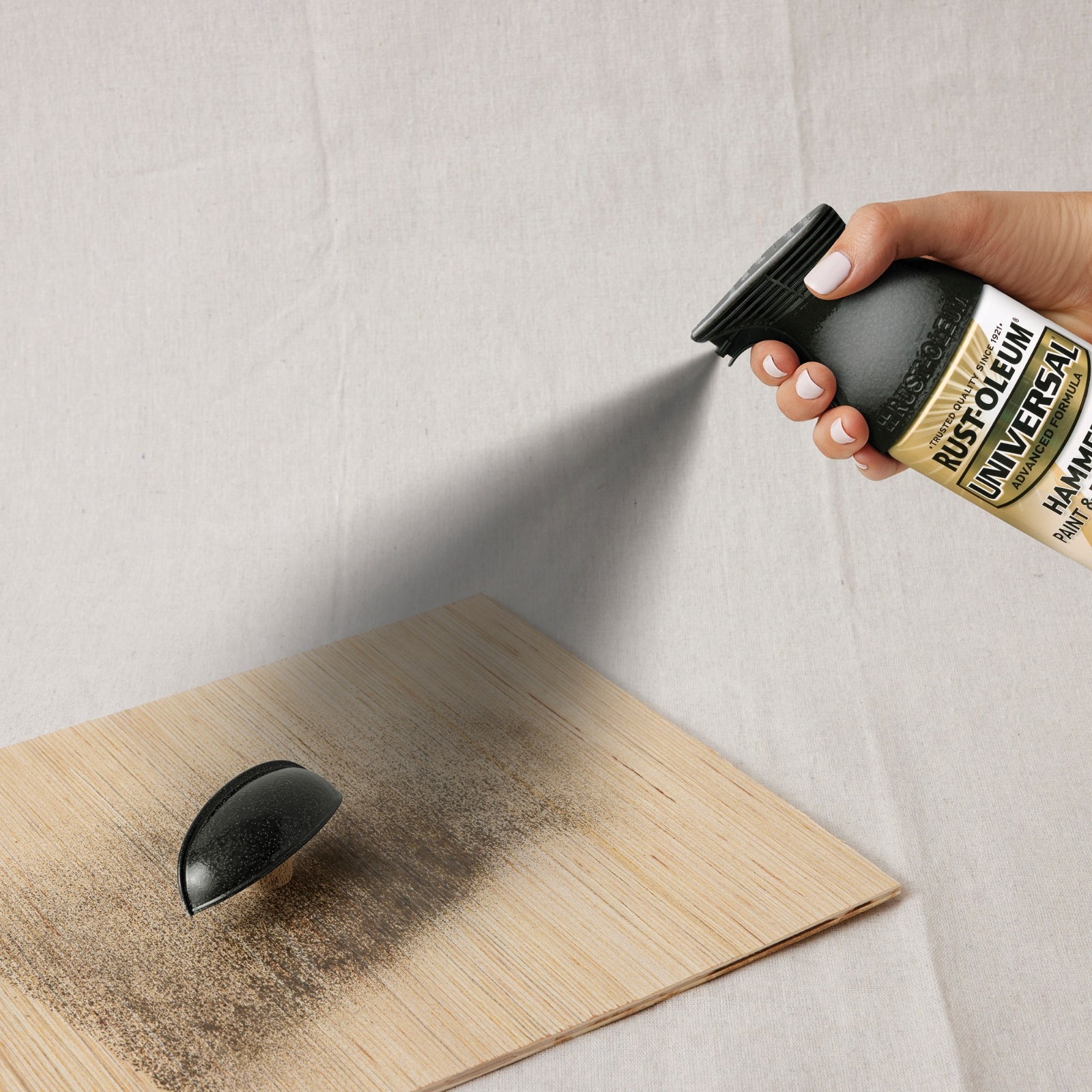 (6 pack) Black, Hammered Paint & Primer Spray Paint Spray Paint, 12 oz