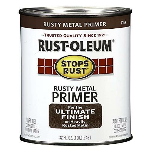 Rust-Oleum 7769502 Protective Enamel Paint Stops Rust, 32-Ounce, Flat Rusty