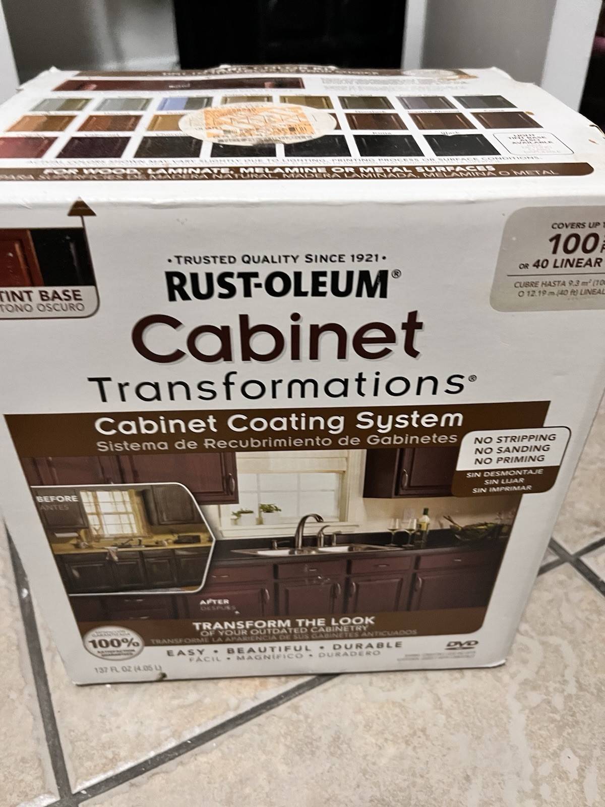 Rust-Oleum Cabinet Transformations Coating System Dark Tint Covers 100sf