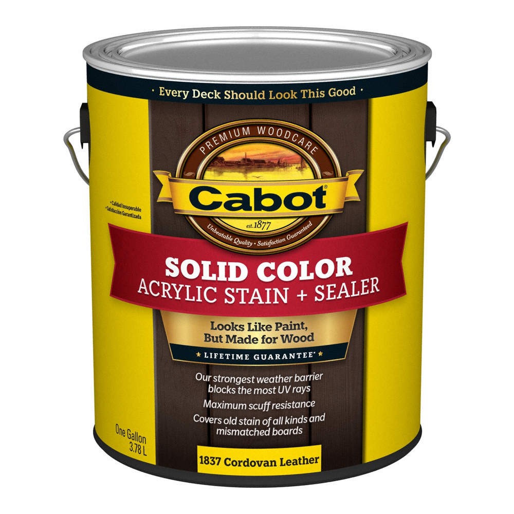 CABOT Solid Color Acrylic Stain + Sealer 829P18