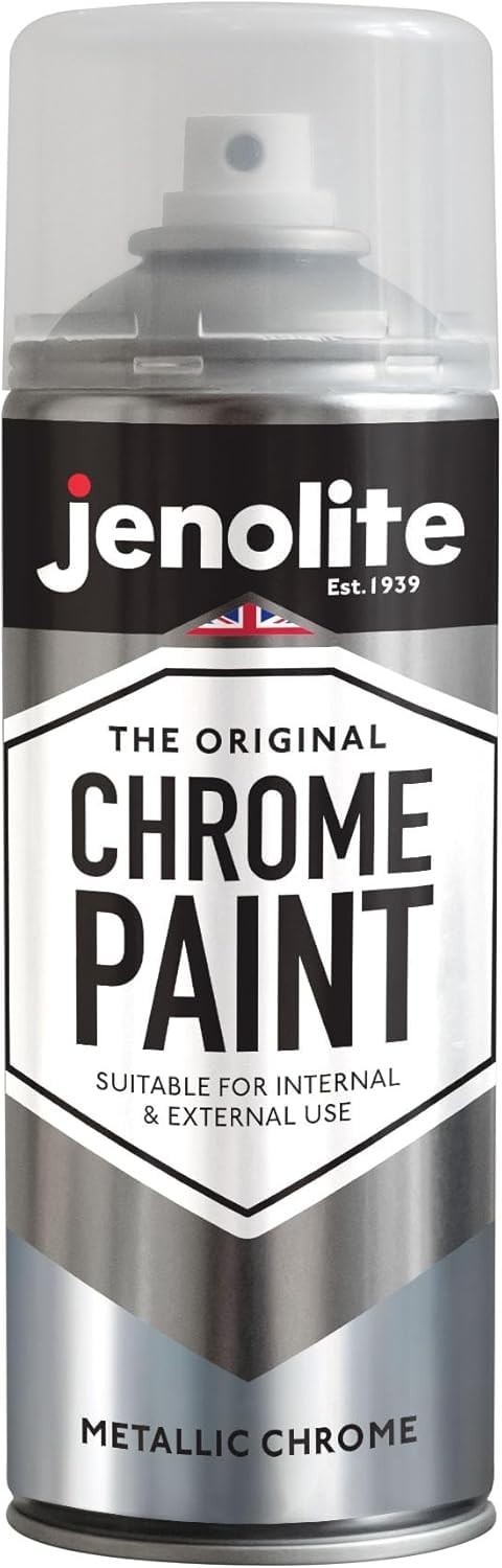 Chrome Spray Paint – Smooth Finish for Metal, Plastic & More – Multi-Surface, 3x
