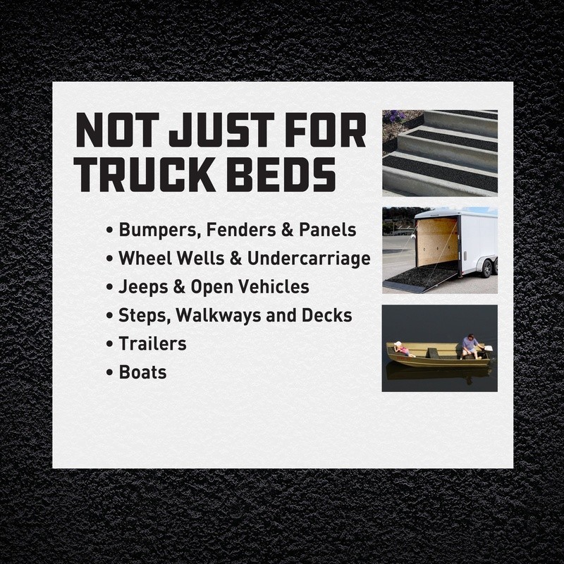 Truck Bed Protective Aerosol Scratch Rust Fade Coating Touch Up Trim 15oz New