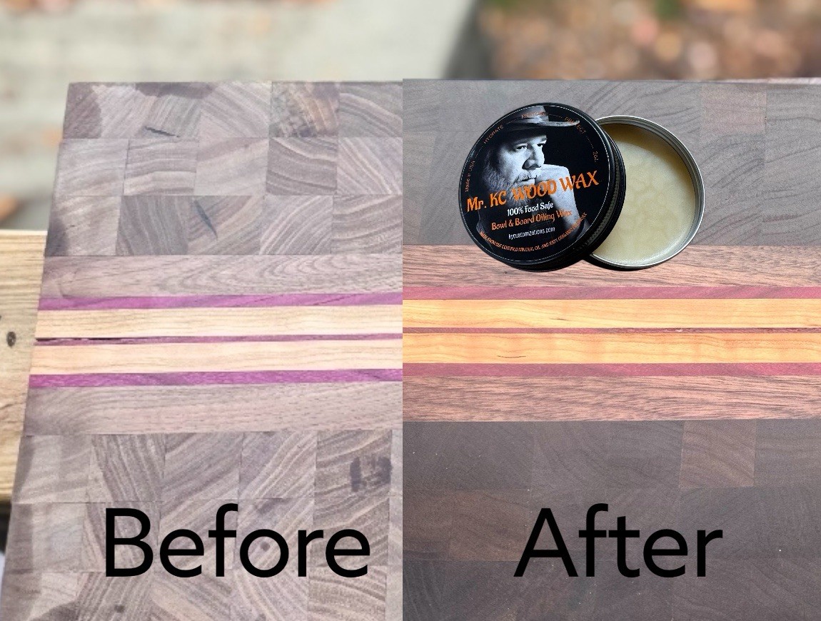 Board Conditioner/100% Natural Capping Beeswax/Hydrates And Protects. Food-safe