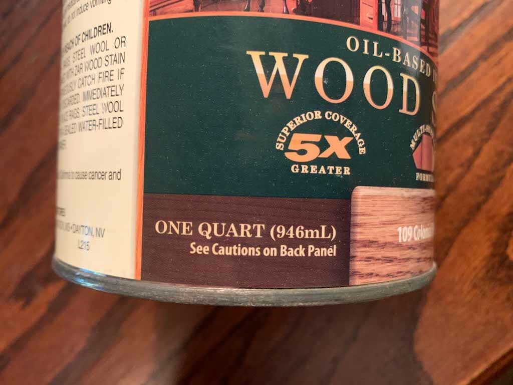 Zar Interior Stain, 109 COLONIAL PINE, Quart