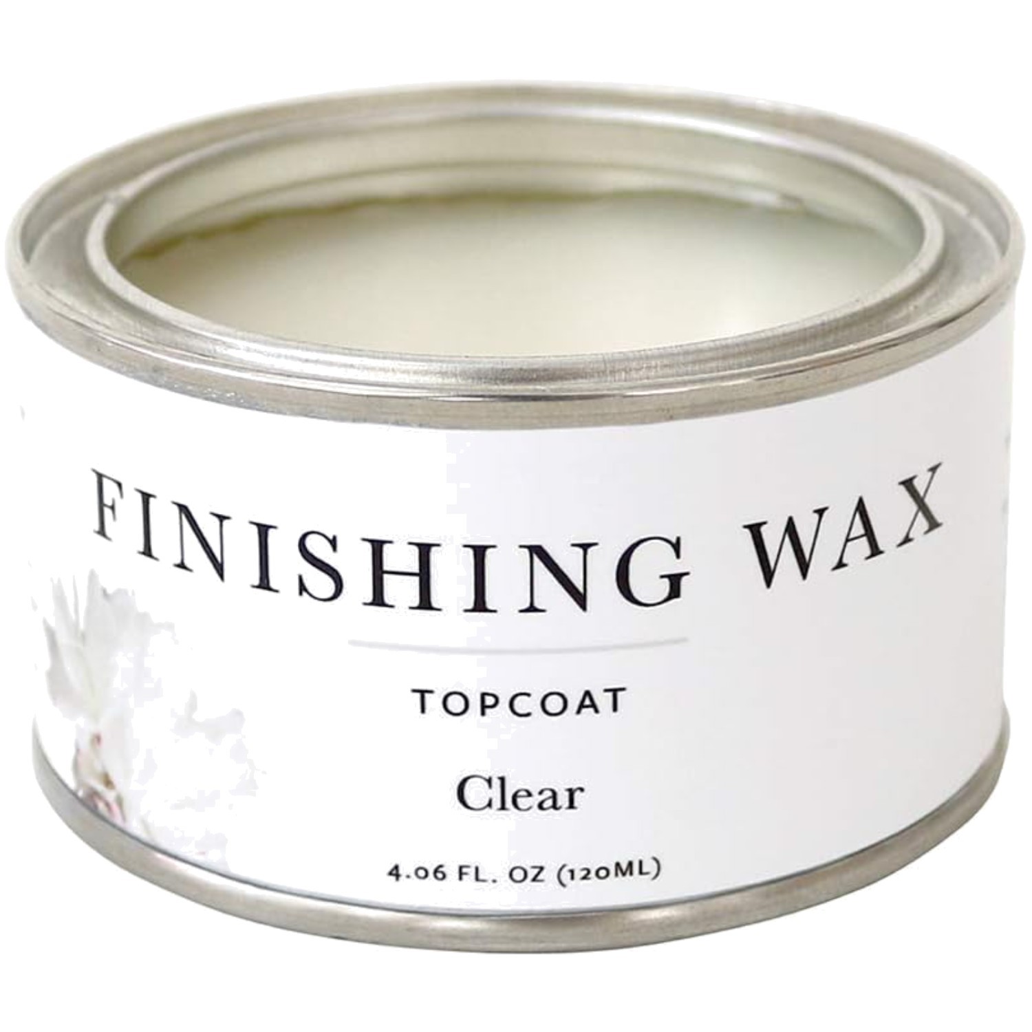 User-Friendly Clear Finishing Wax – 120ml Durable Protective Topcoat for Decor