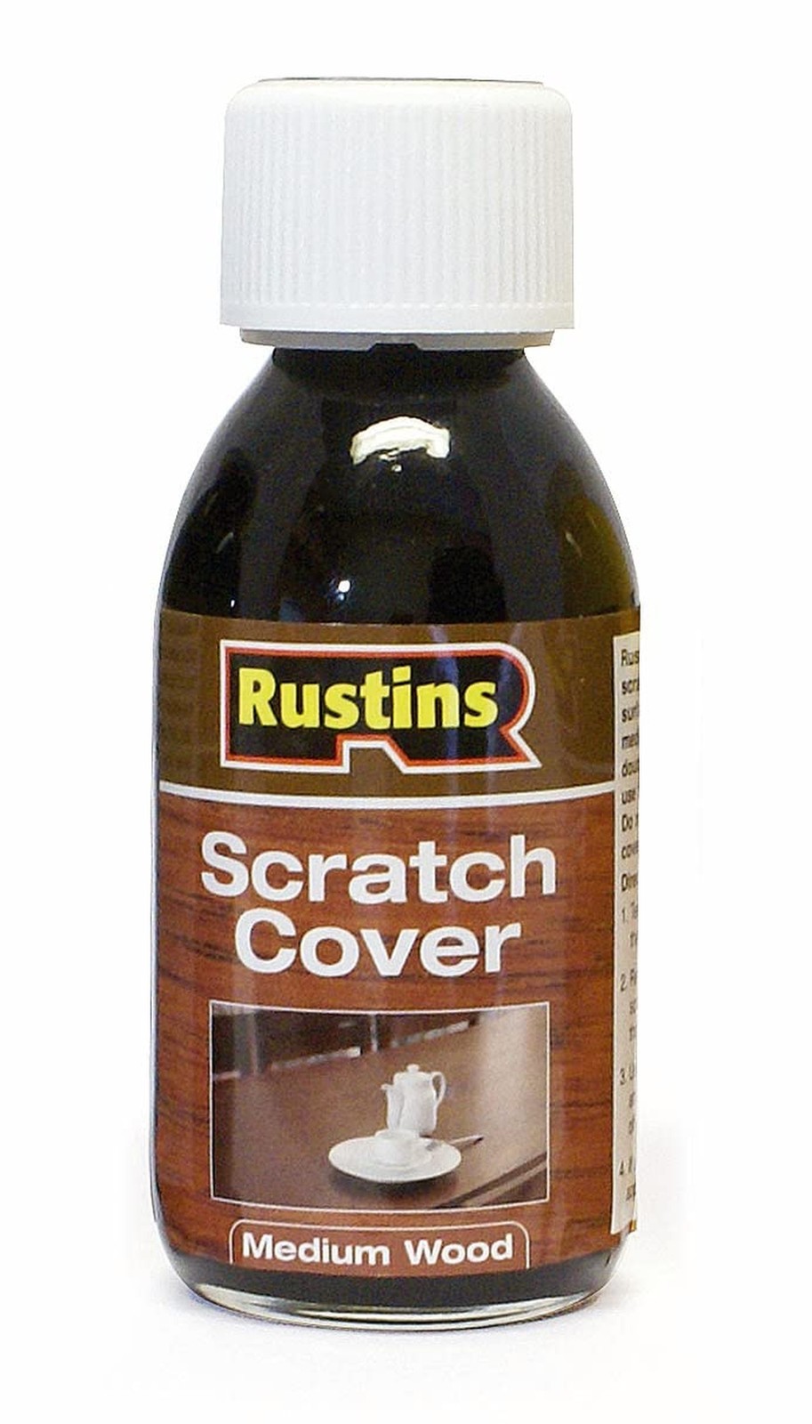 Rustins Scratch Cover Medium – Conceal Surface Scratches on Medium-Toned W