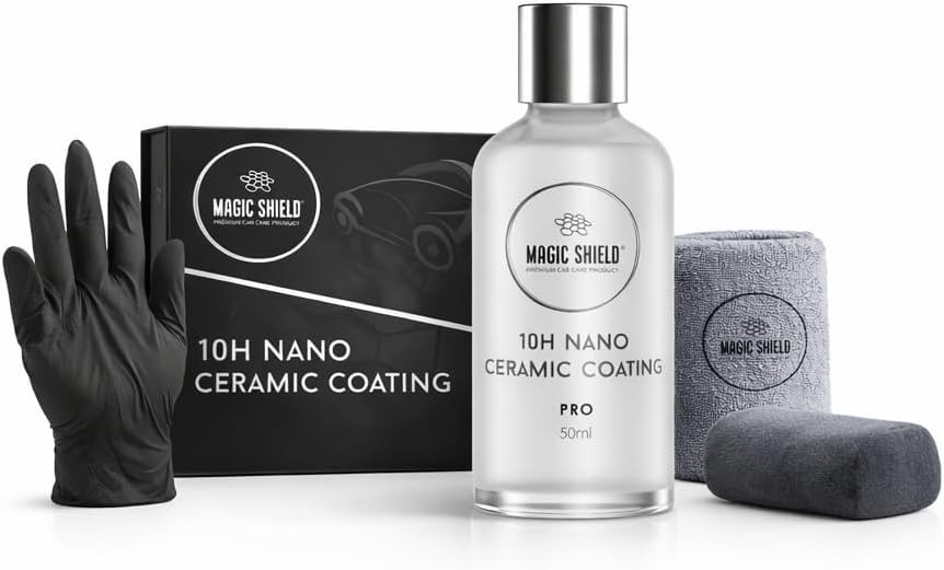 Magic Shield PRO 10H SiO2 Ceramic Coating for Cars, 50 mL | Self-healing fini…