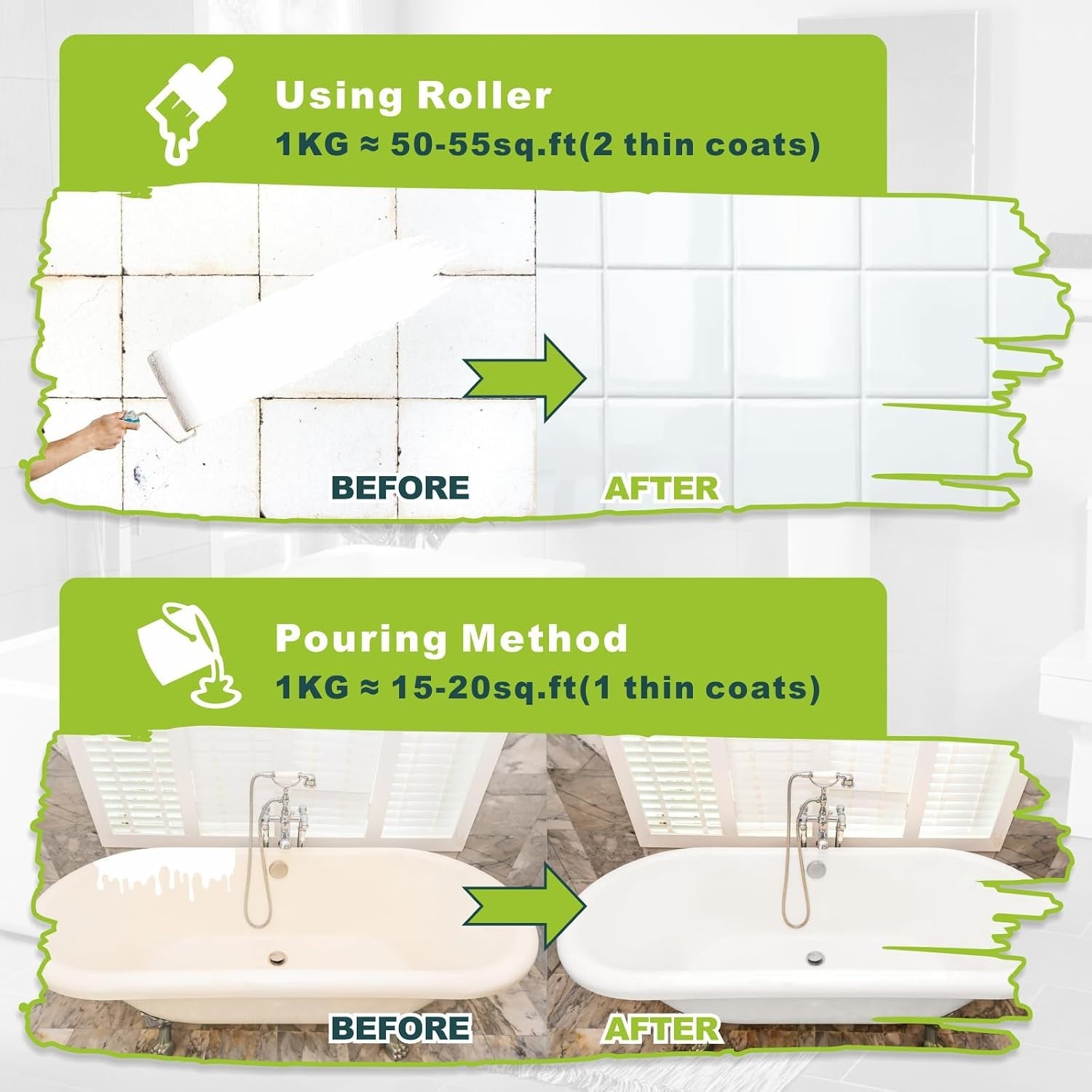 Tub and Tile Paint Kit – Bathroom Refinishing