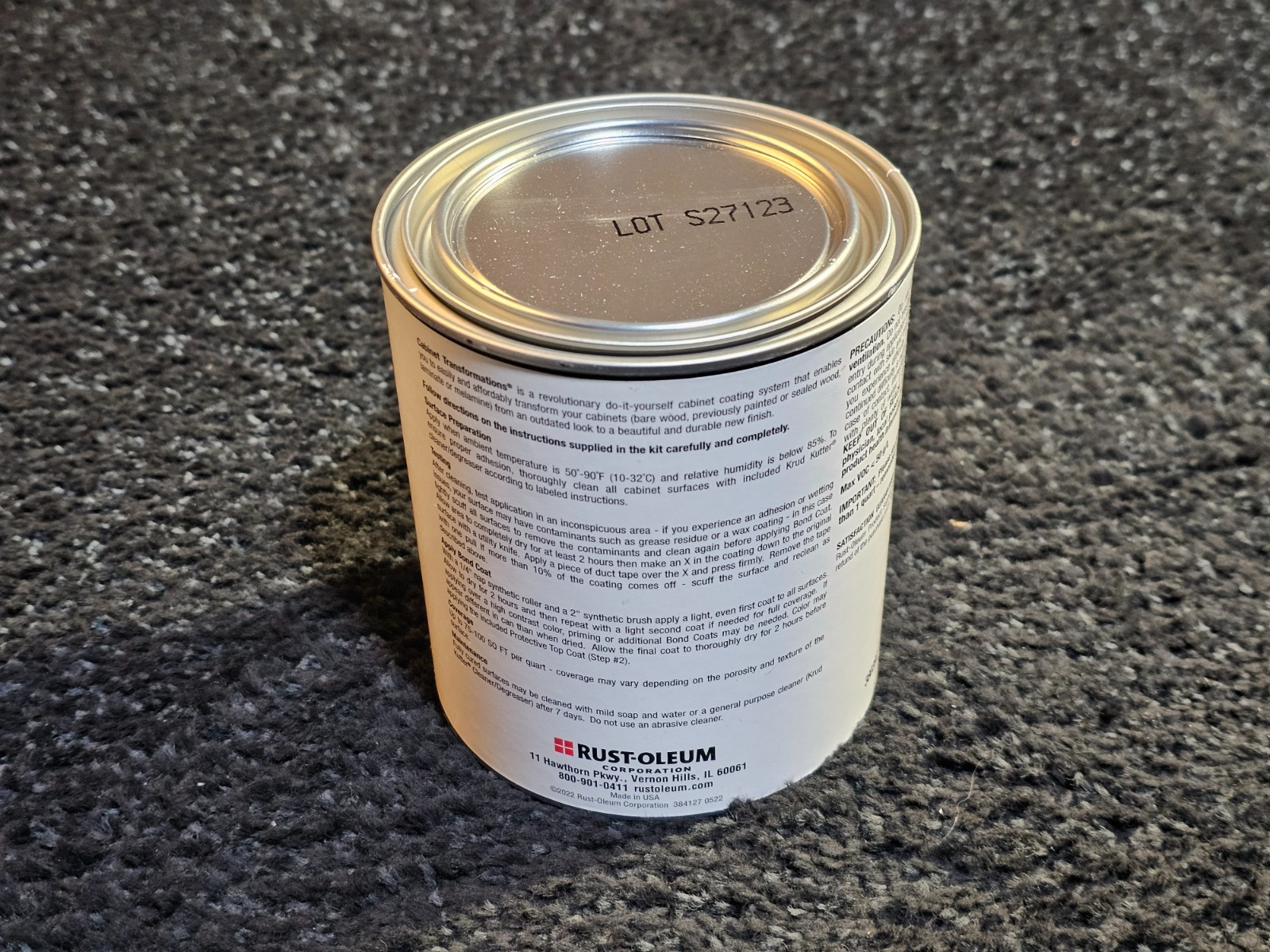 Rust-Oleum 374679 Cabinet Transformations System Coating Midtone Tint Base