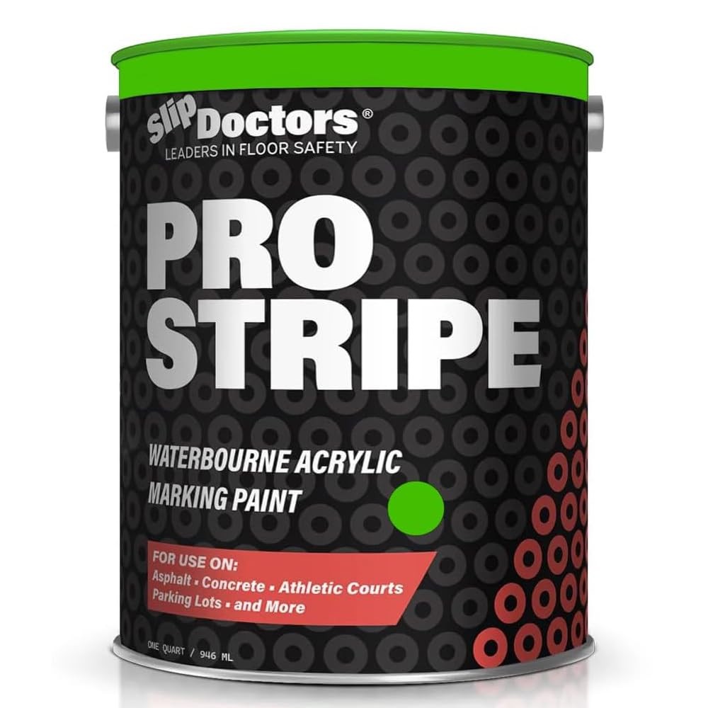 Stripe Line Marking Paint – Neon Green Court, Parking Lots & Surface Restorat…